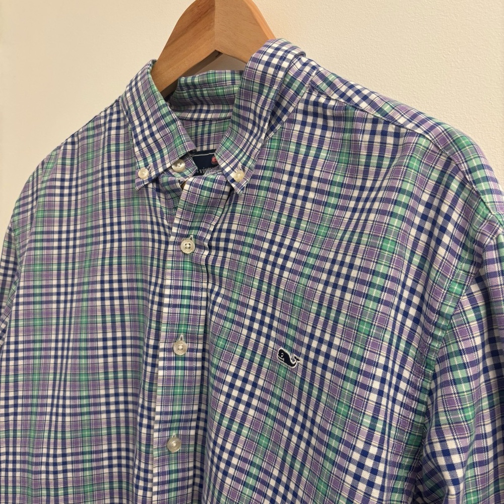 Vineyard Vines Men's Button Down Long Sleeve Shirt Size Large